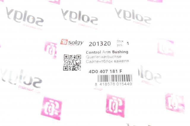 Сайлентблок нижнього важеля передньої підвіски Solgy 201320 ціна, від 4.34 USD