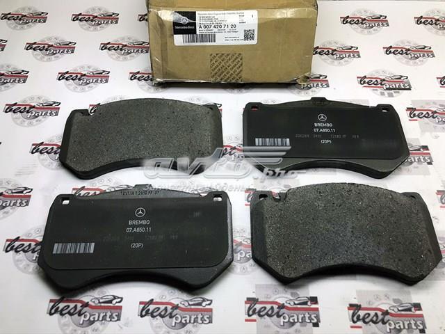 Гальмівні колодки Mercedes A0074207120 ціна, від 69.22 USD