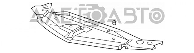  Накладка верхня передньої панелі/супорту радіатора Acura MDX 