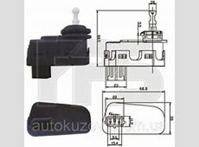Автоматичний коректор фар FPS FP3217RK1 ціна, від 13.68 USD