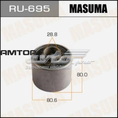 RU695 Masuma сайлентблок переднього нижнього важеля
