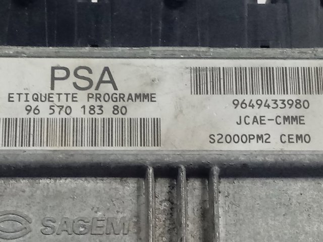  Peugeot/Citroen 9657018380