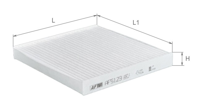 Фільтр повітряний обігрівача Alpha Filter AF5123 ціна, від 2.34 USD