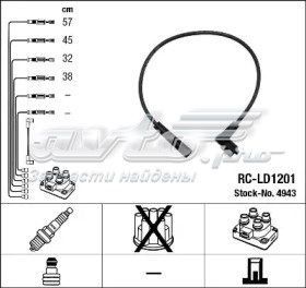 RCLD301 NGK Проводи високовольтні