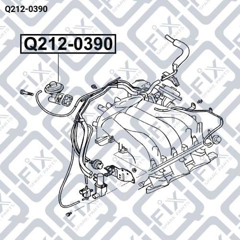 Клапан ЄГР Q2120390 Q-fix