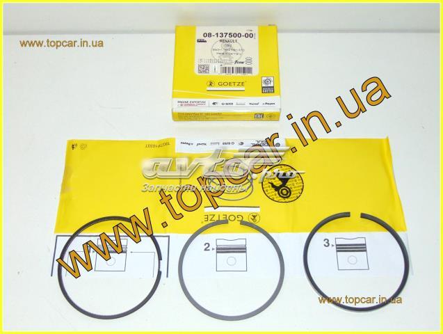 Комплект поршневих кілець на 1 циліндр, STD. Goetze 0813750000