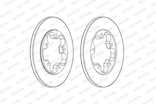 Задні дискові гальма Ferodo DDF2484C ціна, від 60.38 USD