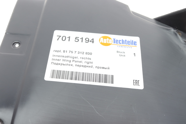Купити 7015194 Autotechteile Захист бампера переднього, правий