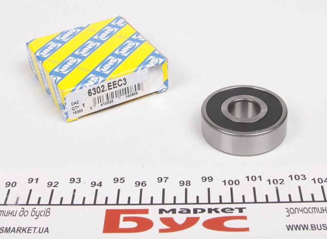 Підшипник генератора SNR 6302EEC3 ціна, від 3.81 USD