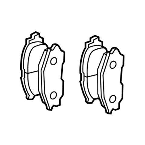 D10606RR0A Nissan/Infiniti Передні гальмівні колодки