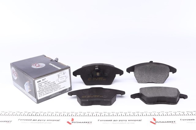 Гальмівні колодки AST AST587 ціна, від 21.62 USD