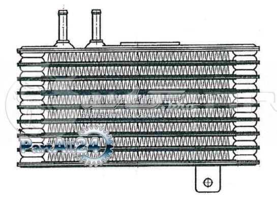 Радіатор охолодження, АКПП LOC1197 Luzar