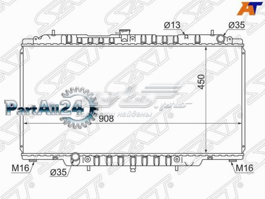 NS000Y61D SAT Радіатор охолодження двигуна