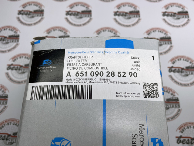 Фільтр тонкого очищення палива Mercedes A651090285290 ціна, від 76.28 USD