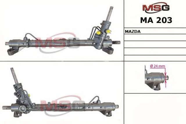 MA203 MSG Рейковий рульовий механізм