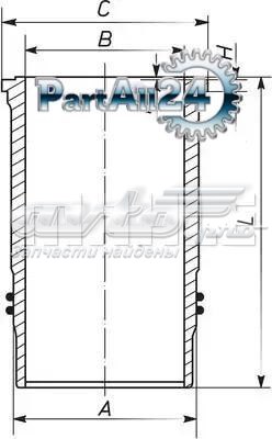 Гільза поршнева Mahle Original 003WN3801 ціна, від 96.63 USD