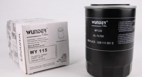 WY115 Wunder фільтр масляний