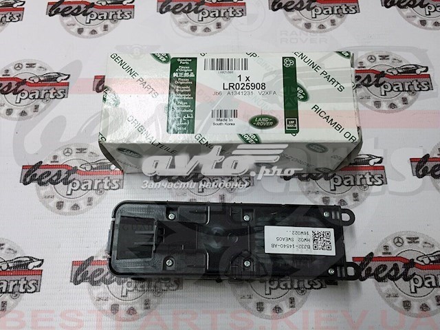 LR025908 Land Rover Кнопки переднього лівого склопід'ємника