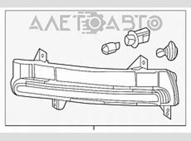 Фара денного світла, права FPS FP3812K2E ціна, від 57.09 USD