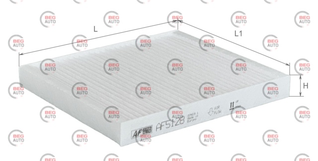 Фільтр повітряний обігрівача Alpha Filter AF5128 ціна, від 2.56 USD