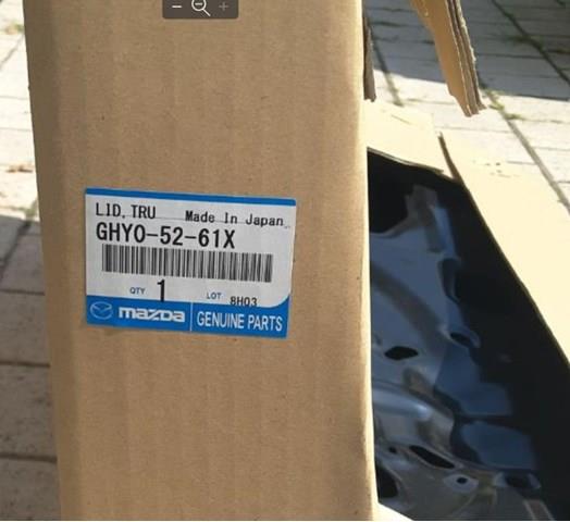 Кришка багажника GHY05261X Mazda