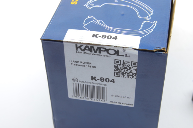 Гальма робочі задні ножні і гальмівні барабани Kampol K904