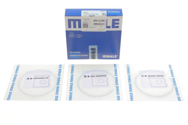 Кільця поршневі на 1 циліндр, STD. Mahle Original 081RS001090N0 ціна, від 29.76 USD