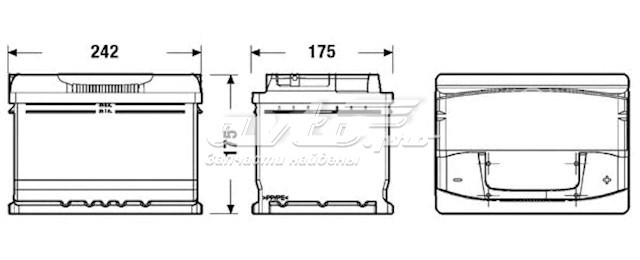 Купити Exide Ємність 61А/г EA612