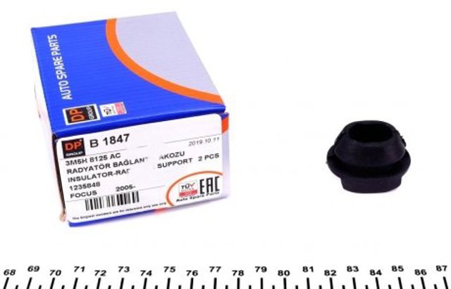 Подушка кріплення радіатора верхня DP Group B1847 ціна, від 3.10 USD