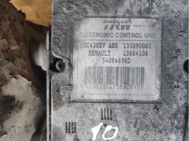 54084698D Renault (RVI) Блок управління АБС (ABS)