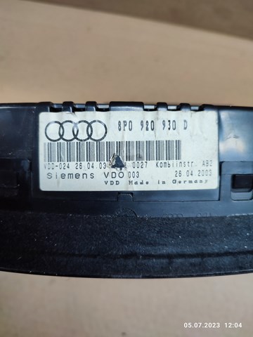 Щиток приладів додатковий VAG 8P0920930D ціна, від 73.71 USD