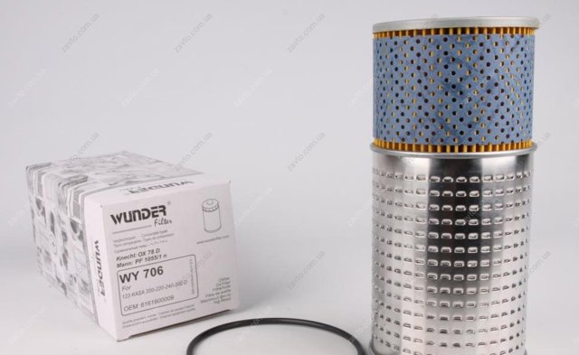 Фільтр масляний Wunder WY706