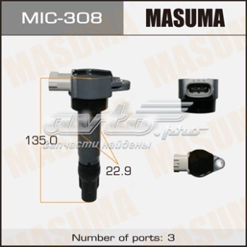 Котушка запалювання Masuma MIC308 ціна, від 28.32 USD