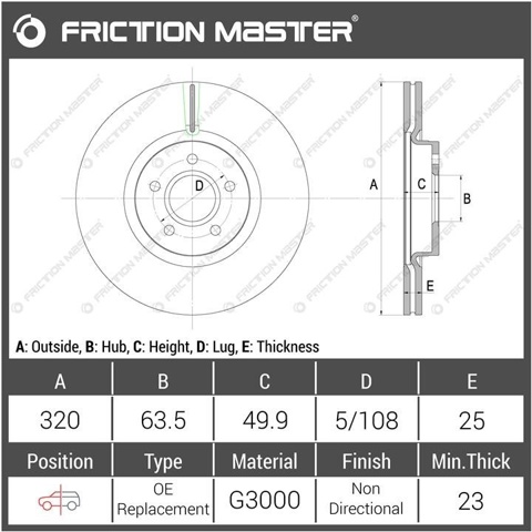 R1125 Friction Master Гальмо дискове переднє
