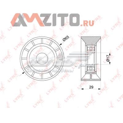 Ролик натягувача приводного ременя PB5133 Lynxauto