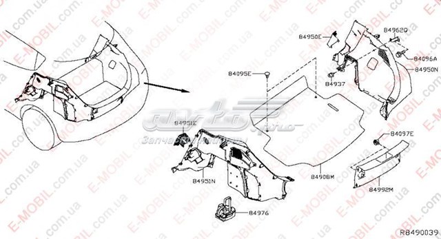 849543NA0A Nissan/Infiniti 