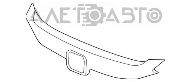 Молдинг решітки радіатора Honda 71125TBAA01 ціна, від 37.04 USD