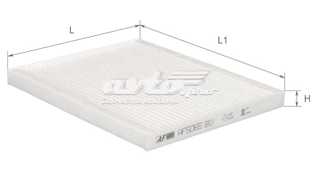 AF5065 Alpha Filter Внутрішньосалонний фільтр