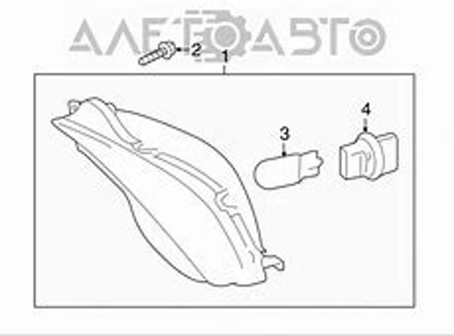 Правий покажчик повороту - лампа Toyota 8143006040 ціна, від 97.58 USD