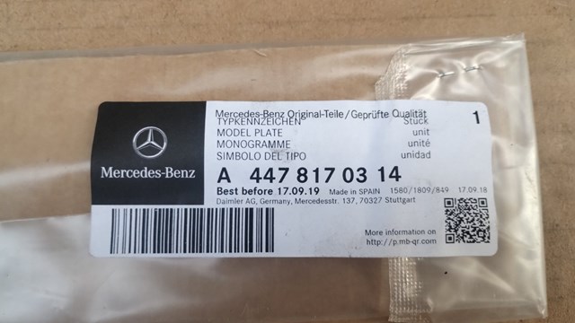 A4478170314 Mercedes 