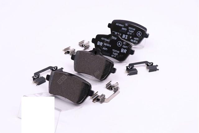 Задні дискові колодки Mercedes A0004209305