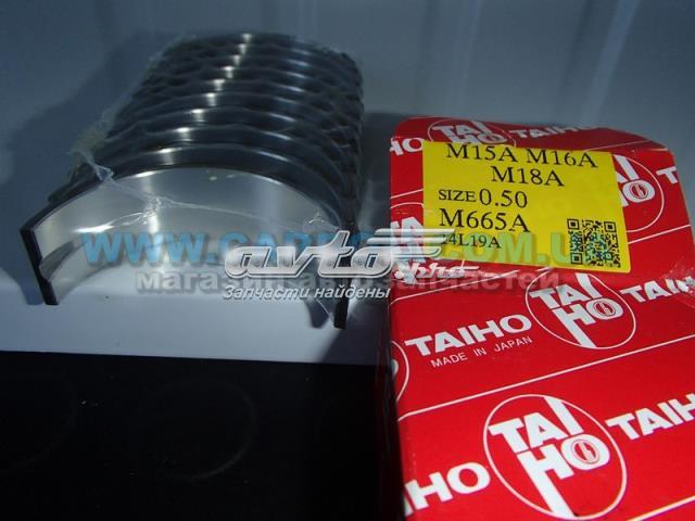 Вкладиші коленвала, корінні, комплект, 2-й ремонт (+0,50) на Suzuki SX4  GY