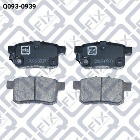 Задні гальмівні колодки Q-fix Q0930939 ціна, від 16.51 USD
