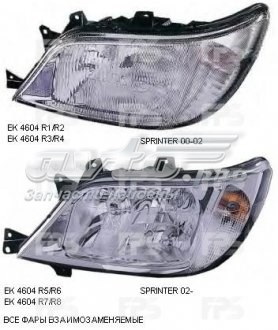FP4604R7E Depo/Loro/Abakus Фара дальнього світла в зборі
