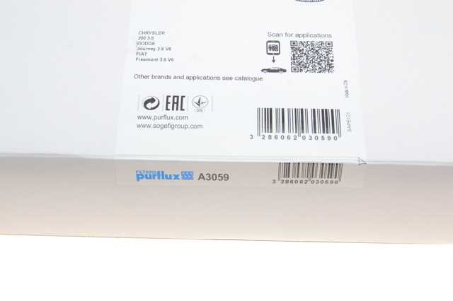 Фільтр повітряний Purflux A3059