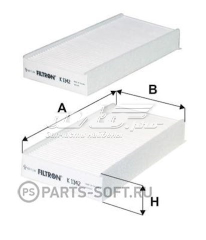 Купити K13422X Filtron Фільтр салону вугільний
