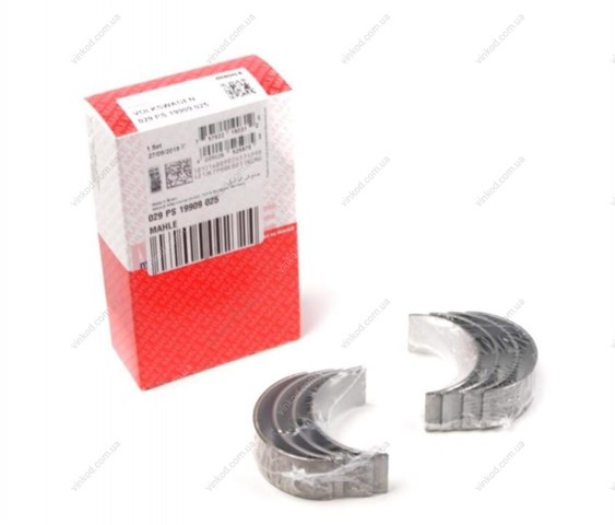 Вкладиші колінвала, шатунні, комплект, 1-й ремонт (+0,25) Mahle Original 029PS19909025 ціна, від 66.31 USD