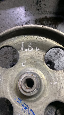 Шків насосу гідропідсилювача керма (ГПК) Fiat/Alfa/Lancia 9637000880 ціна, від 20.76 USD