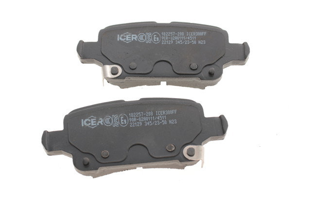 Задні гальмівні колодки Icer 182257208 ціна, від 21.33 USD