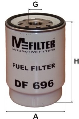 Фільтр паливний DF696 Mfilter